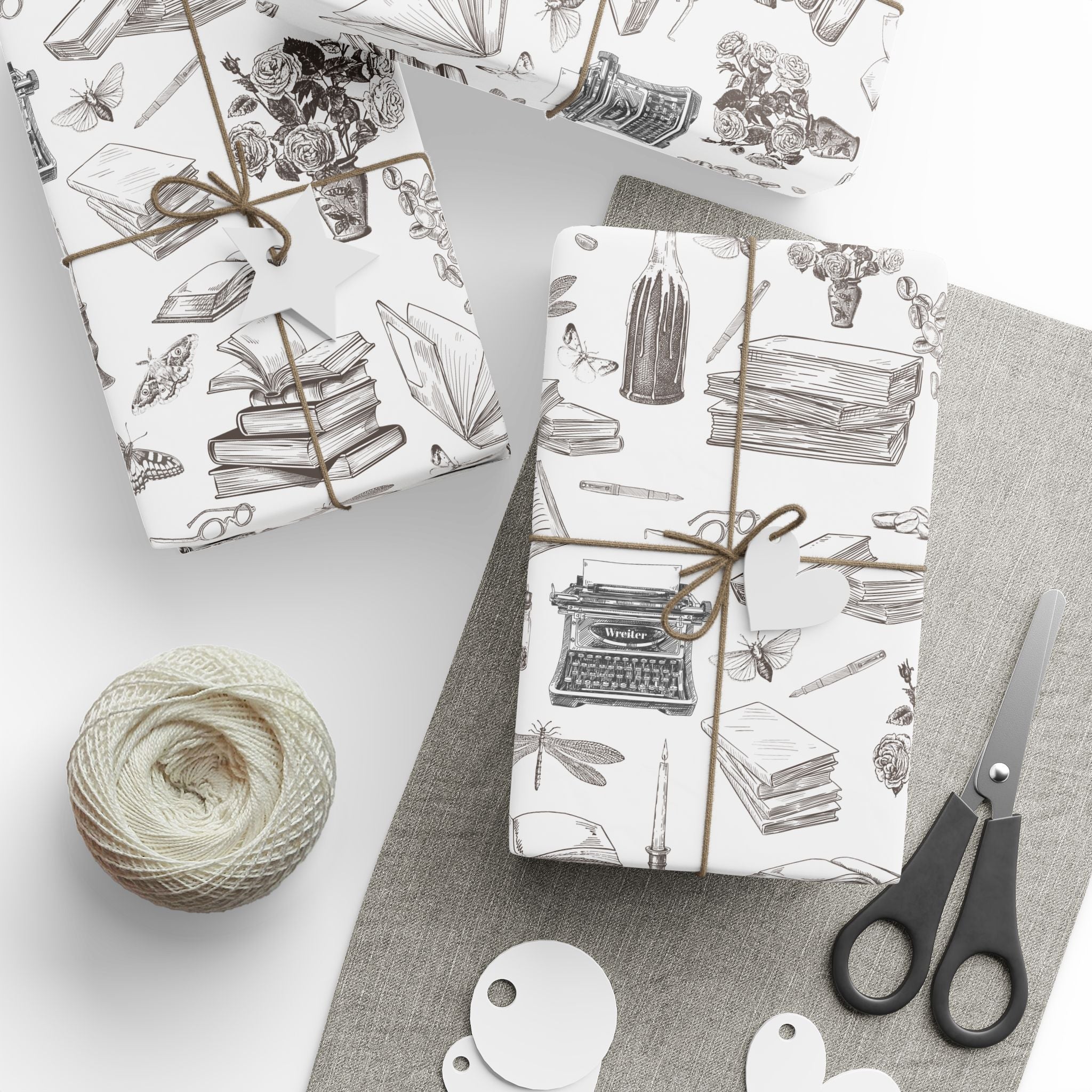 Library Wrapping Paper — Bookish Dark Academia