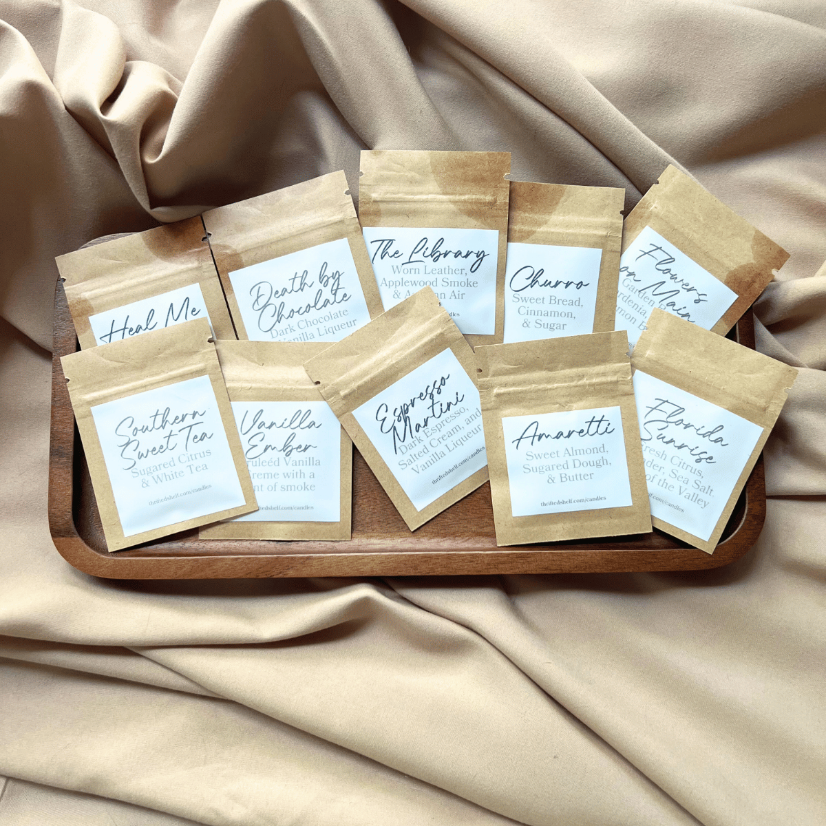 Shelf Staples Scent Sampler Kit | 10 Signature Candle Fragrances | $8 Credit Toward Your Next Candle | FREE SHIPPING