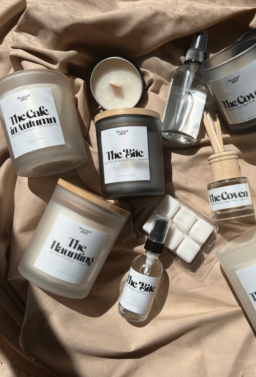 The Haunting | Gothic Juniper & Cedarwood Candle + Home Fragrance – Creepy vs. Cozy Collection