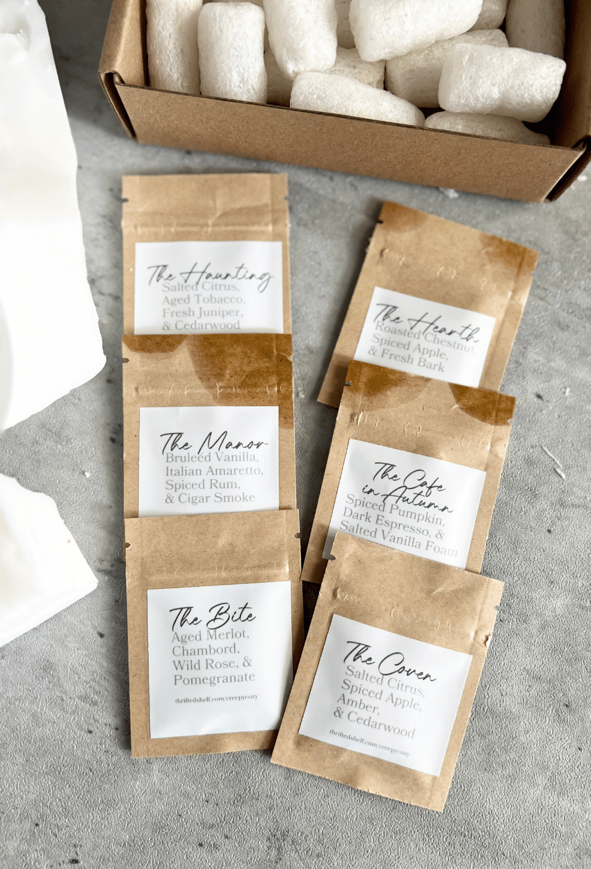 The Creepy vs. Cozy Scent Sampler Pack | $8 Credit Toward Your Next Candle | FREE SHIPPING