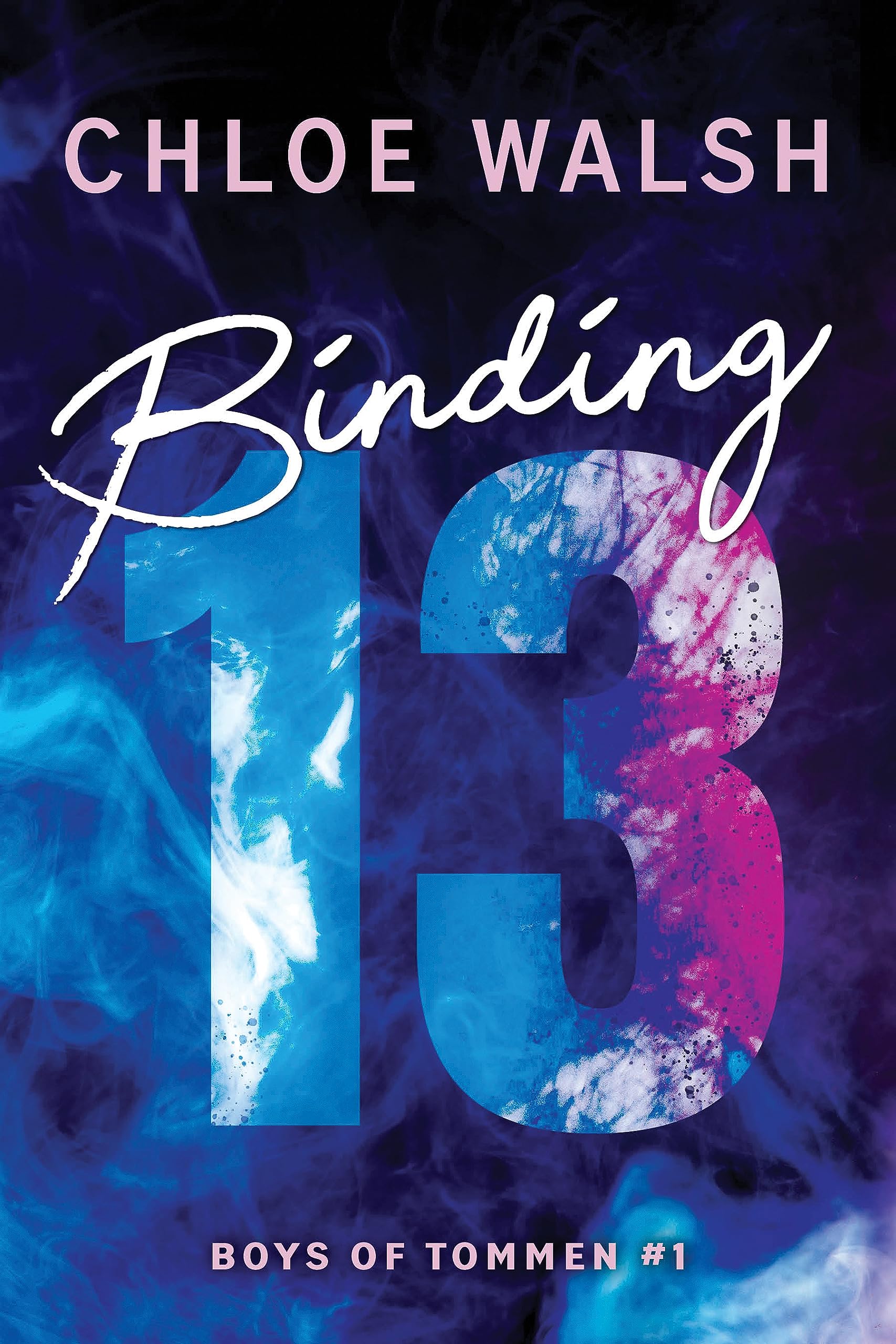 Book cover of 'Binding 13' by Chloe Walsh with colorful design elements.
