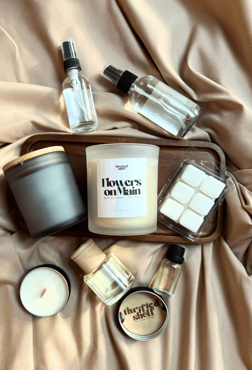 Flowers on Main | Garden Rose & Lemon Blossom Candle + Home Fragrance – Shelf Staples