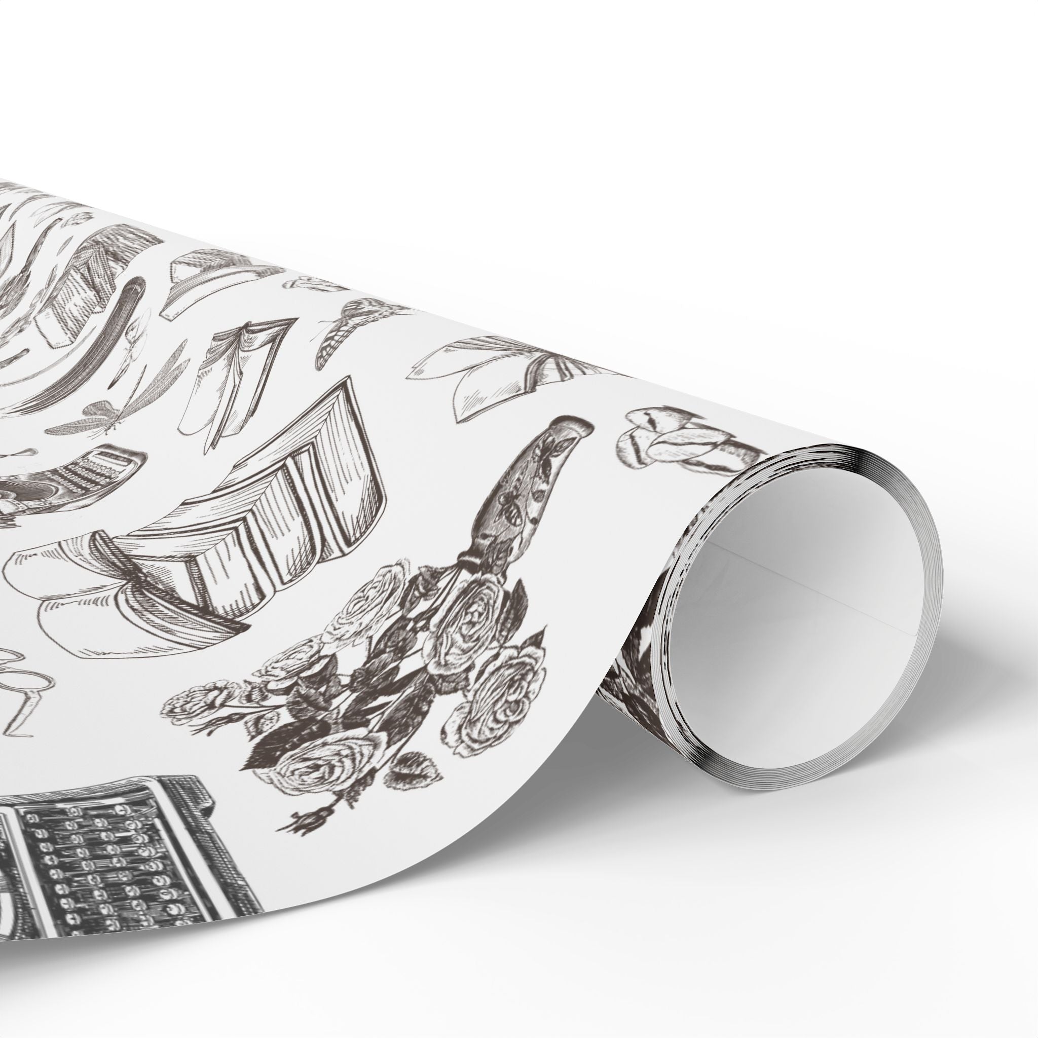 Library Wrapping Paper — Bookish Dark Academia