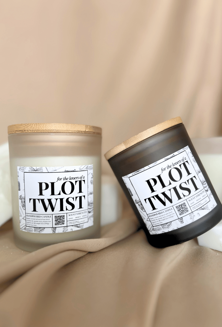 Plot Twist Mystery Candle | Surprise Scent Book Lover Gift
