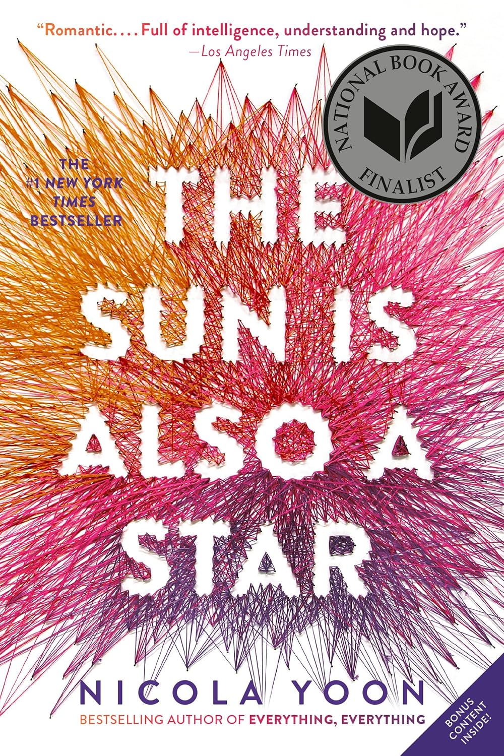 The Sun Is Also a Star by Nicola Yoon | YA Romance, Fate vs. Choice & One Life-Changing Day