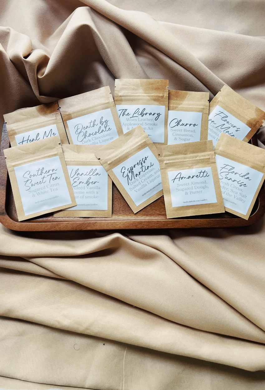 Shelf Staples Scent Sampler Kit | 10 Signature Candle Fragrances | $8 Credit Toward Your Next Candle | FREE SHIPPING