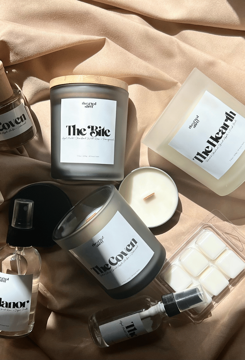 The Bite | Red Wine & Pomegranate Candle + Home Fragrance – Creepy vs. Cozy Collection