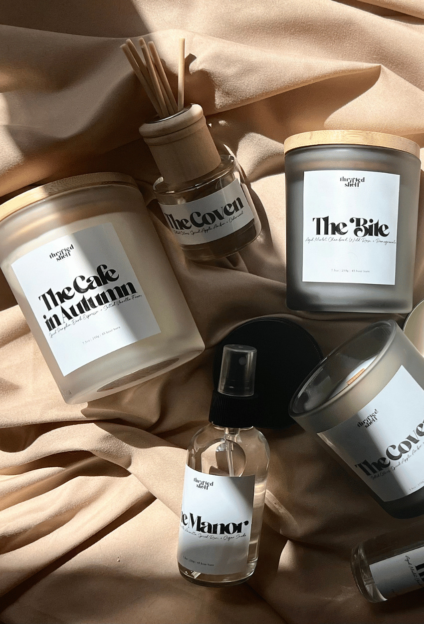 The Café in Autumn | Pumpkin Spice Latte Candle & Home Fragrance – Creepy vs. Cozy Collection