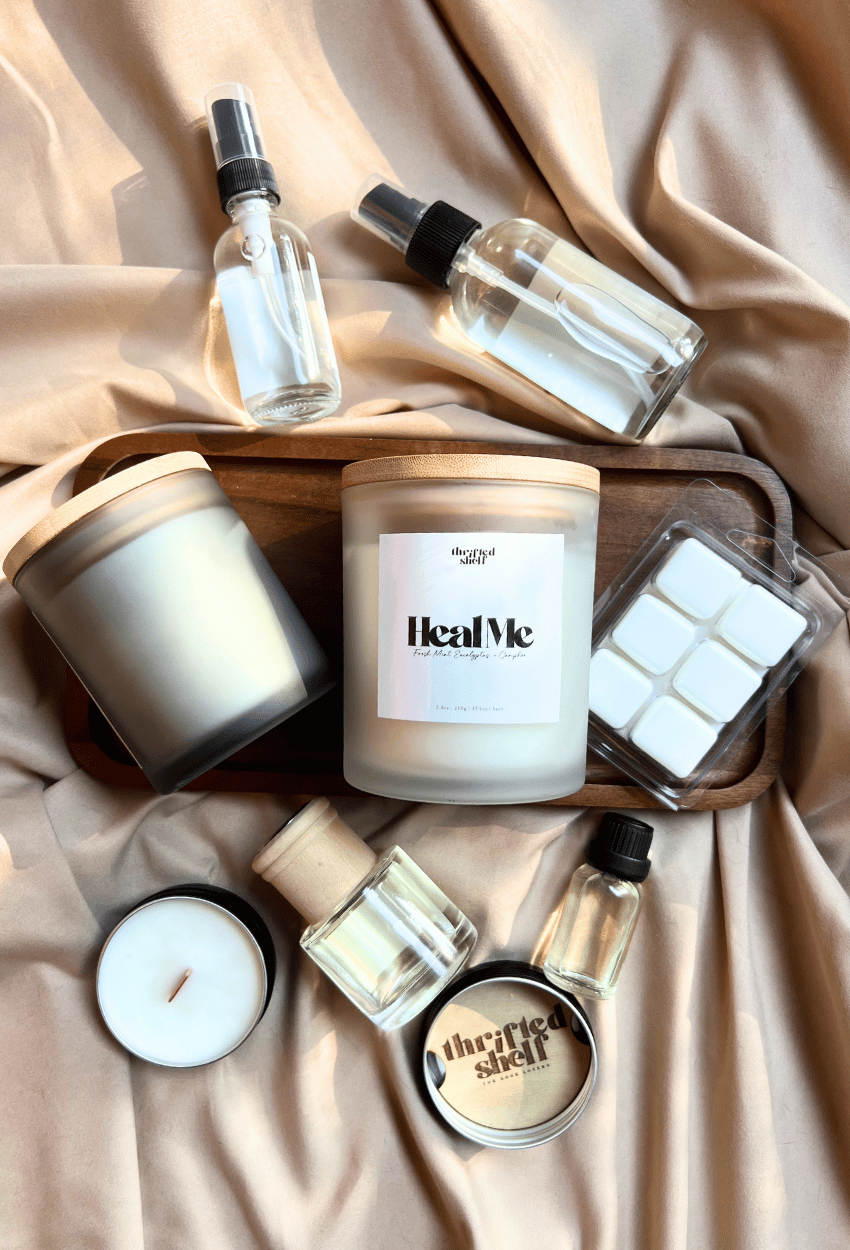 Heal Me | Eucalyptus & Menthol Candle + Home Fragrance – Shelf Staples Collection