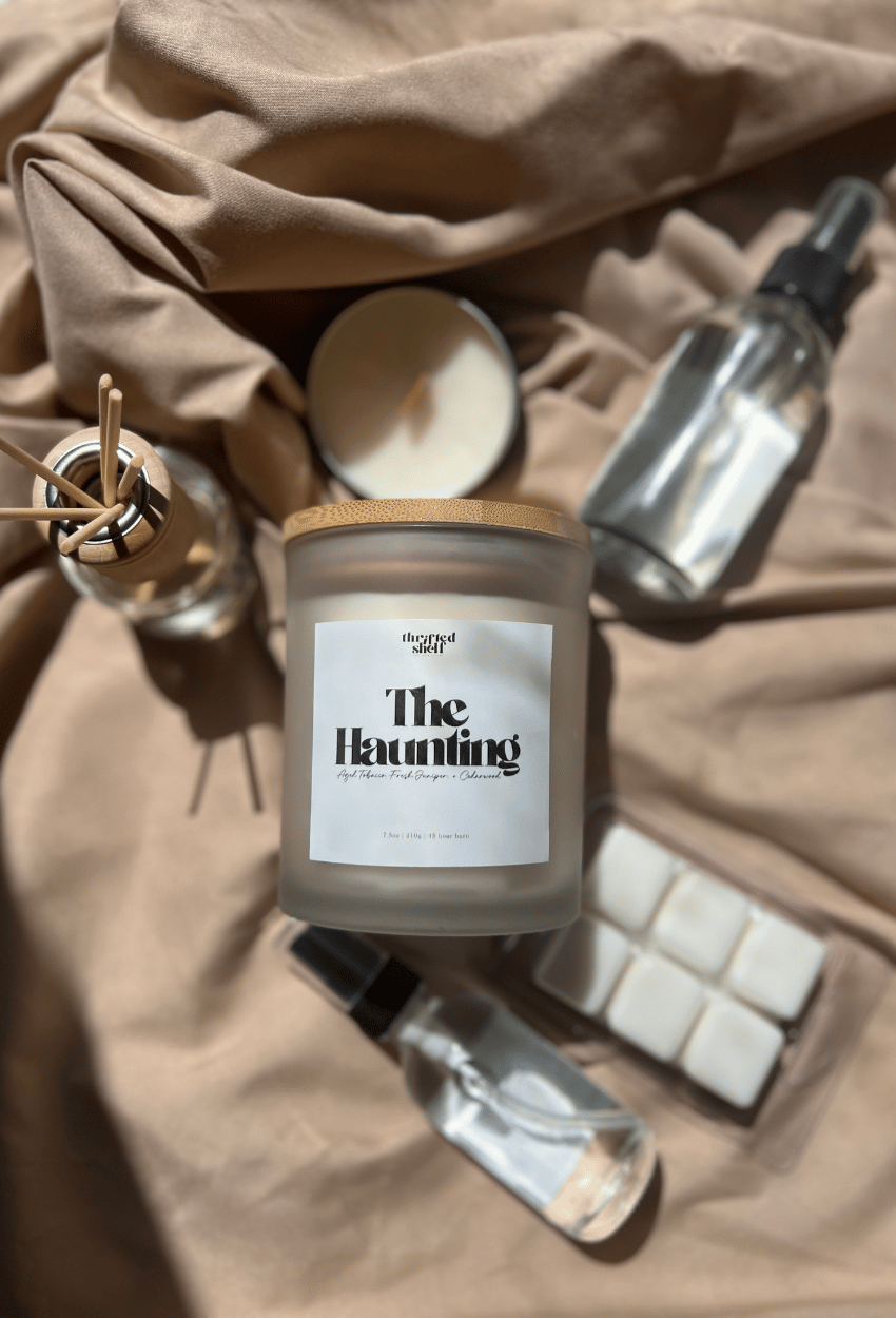 The Haunting | Gothic Juniper & Cedarwood Candle + Home Fragrance – Creepy vs. Cozy Collection