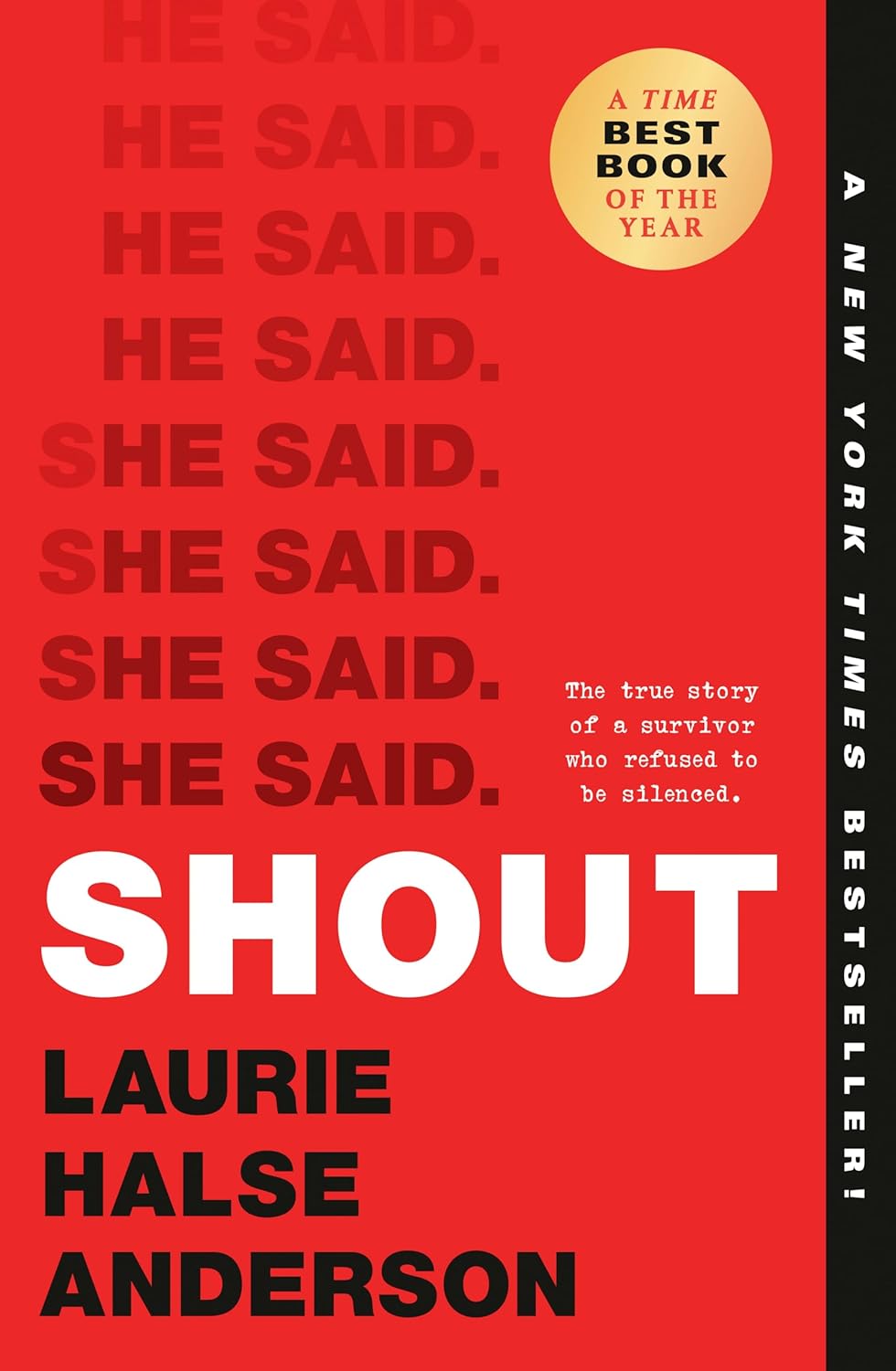 SHOUT by Laurie Halse Anderson | Fierce Memoir-in-Verse & Unflinching Truth